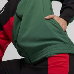 Puma Maroc 2024 Woven Men's Football Jacket - Black/Green/Red - 777086 01