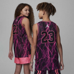 Jordan 23 Aop Jersey Sleeveless Jersey for Children (Boys 6 - 16 years) - Black(Hyper Pink) - 95C655-K09