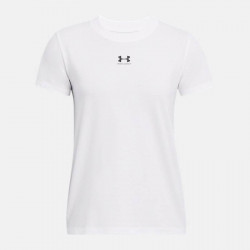 Under Armour Off Campus Core Short Sleeve Training Top for Women - White/Black - 1383648-100