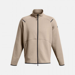 Under Armour Unstoppable Fleece Jacket for Men - Timberwolf Taupe/Black - 1383043-203