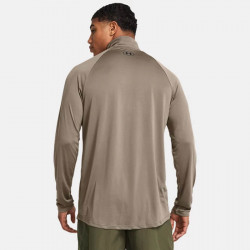 Under Armour Tech 2.0 Long Sleeve Training Top for Men - Taupe Dusk/Black - 1328495-200