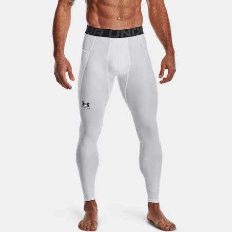 Under Armor Heatgear Armor men's leggings - White/Black