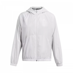 Under Armour Sportstyle Windbreaker Jacket for Women - Halo Gray/White - 1382698-014