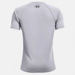 Under Armour Tech Big Logo short-sleeved T-shirt for children (Boys 6-16 years) - Mod Gray Light Heather/Black - 1363283-011