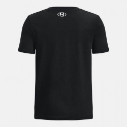 T-Shirt manches courtes Under Armour Box Logo Camo pour enfant (Garçon 6-16 ans) - Black/White - 1377317-001