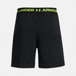 Under Armour Men's Vanish Woven 6In Shorts - Black/High Vis Yellow - 1373718-006