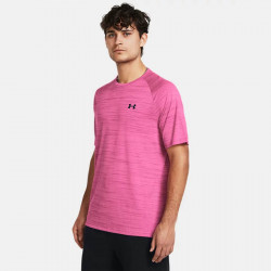 Under Armour Tiger Tech 2.0 Short Sleeve Training Top for Men - Astro Pink/Black - 1377843-686