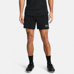 Under Armour Men's Challenger Pro Woven Shorts - Black/High-Vis Yellow - 1379454-002