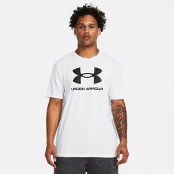 Under Armour Sportstyle Logo Update Short Sleeve T-Shirt for Men - White/Black - 1382911-100