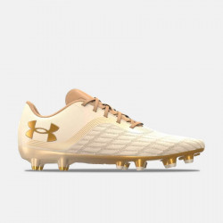 Under Armour Clone Mag Pro 3.0 Fg unisex cleats - Ivory Dune/Brownstone/Metallic Gold - 3027038-102