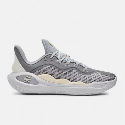 Under Armour Curry 11 Young Wolf Basketball Shoes - Halo Gray/Steel - 3027723-101