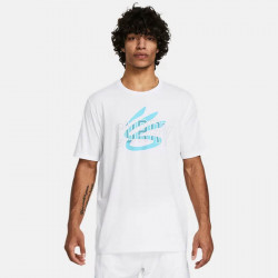 T-shirt de basketball Under Armour Curry Champion Mindset pour homme - White/Sky Blue - 1383382-100