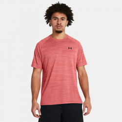 Under Armour Tiger Tech 2.0 Short Sleeve Training Top for Men - Red Solstice/Black - 1377843-814