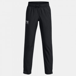 Pantalon Under Armour Sportstyle Woven pour enfant (Garçon 6-16 ans) - Black/Black/Mod Gray - 1370184-003