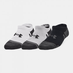 Pack of 3 pairs of Under Armour Performance Tech unisex children's socks - Mod Gray/White/Jet Gray - 1379519-011