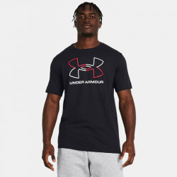 T-Shirt manches courtes Under Armour Gl Foundation Update pour homme - Black/Red/White - 1382915-001