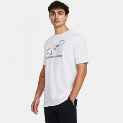 Under Armour Gl Foundation Update Short Sleeve T-Shirt for Men - White/Capri - 1382915-101