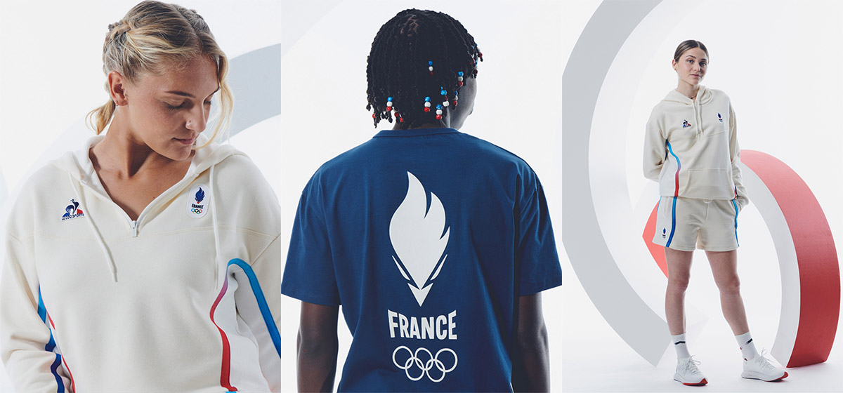 Tenues village de l'équipe de France pour les Jeux Olympiques et Paralympiques de Paris 2024