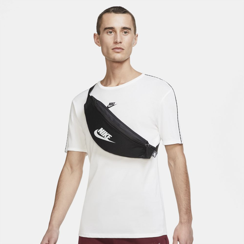 Nike Heritage Belt Bag - Black/Black/White