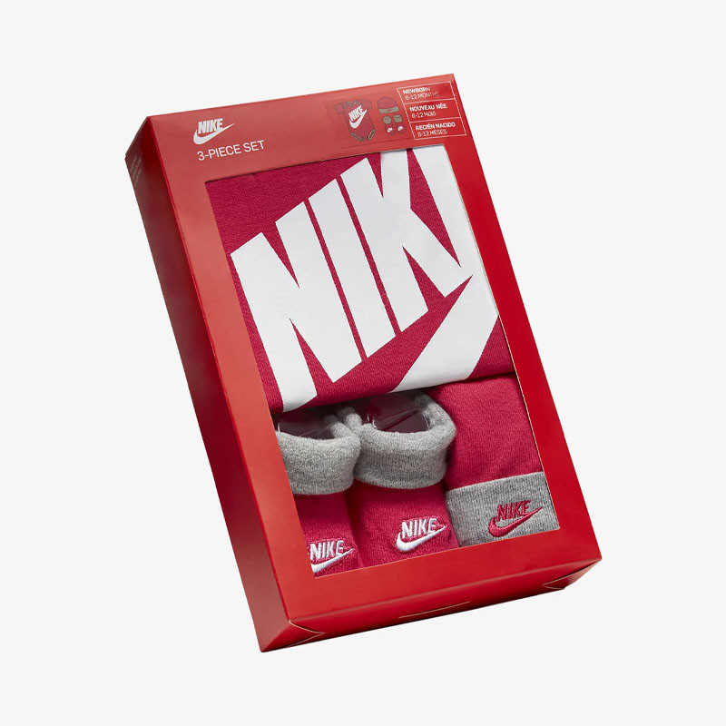Nike Futura Logo Infant Set/Kit (Girls) - Rush Pink - MN0073- A4Y