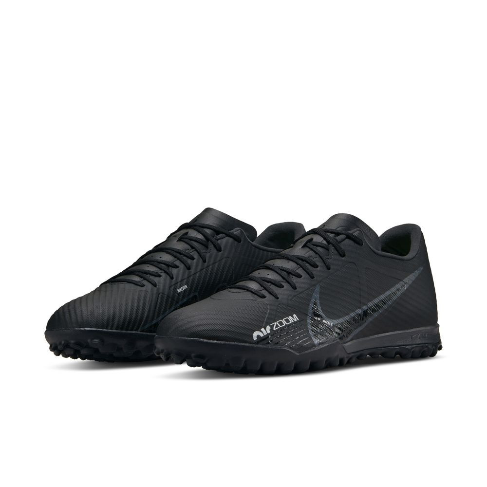 DJ5635-001 - Nike Mercurial Zoom Vapor 15 Academy TF Cleats - Black/Dark Smoke Grey-Summit White-Volt