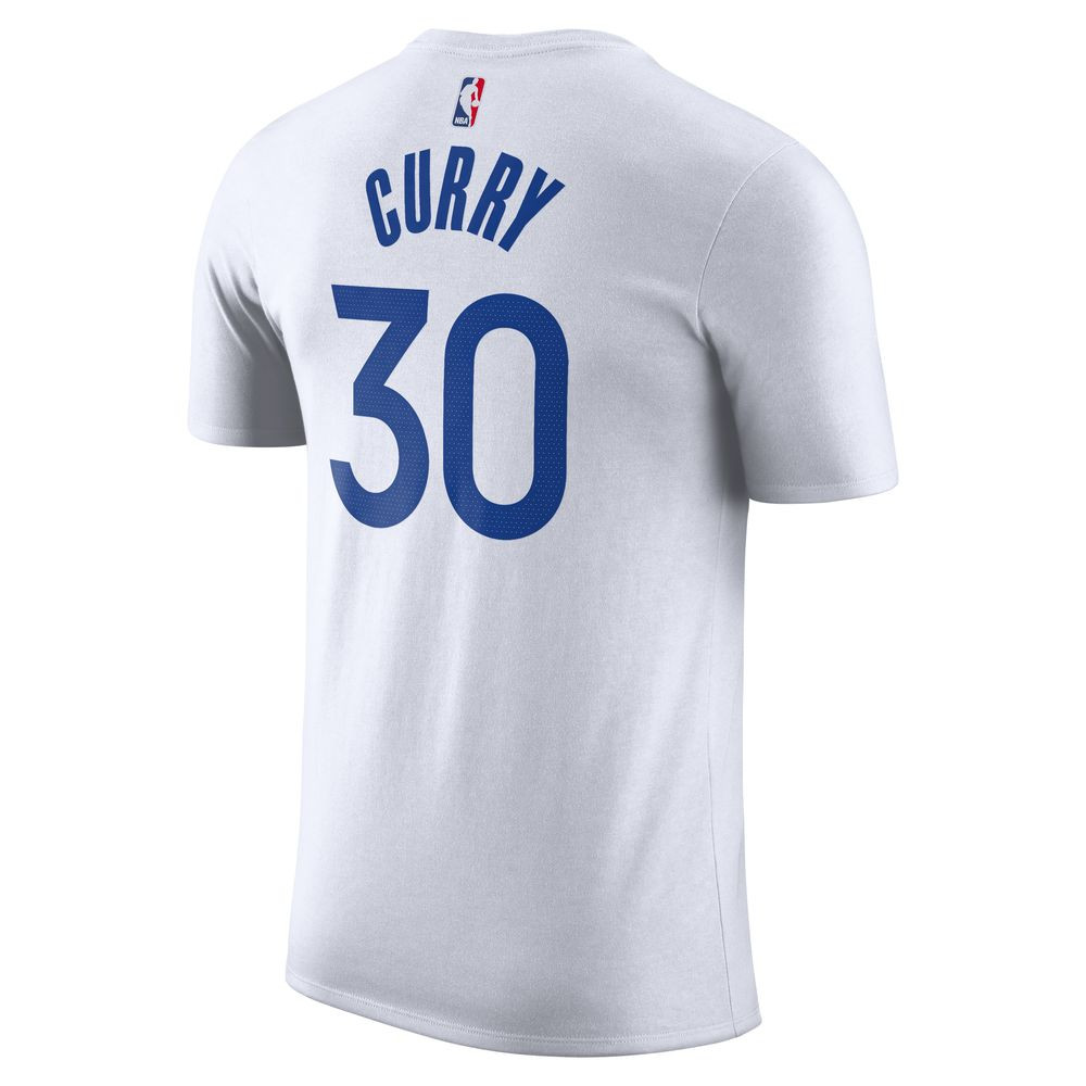 DR6374-103 Nike Golden State Warriors Stephen Curry T-Shirt - White