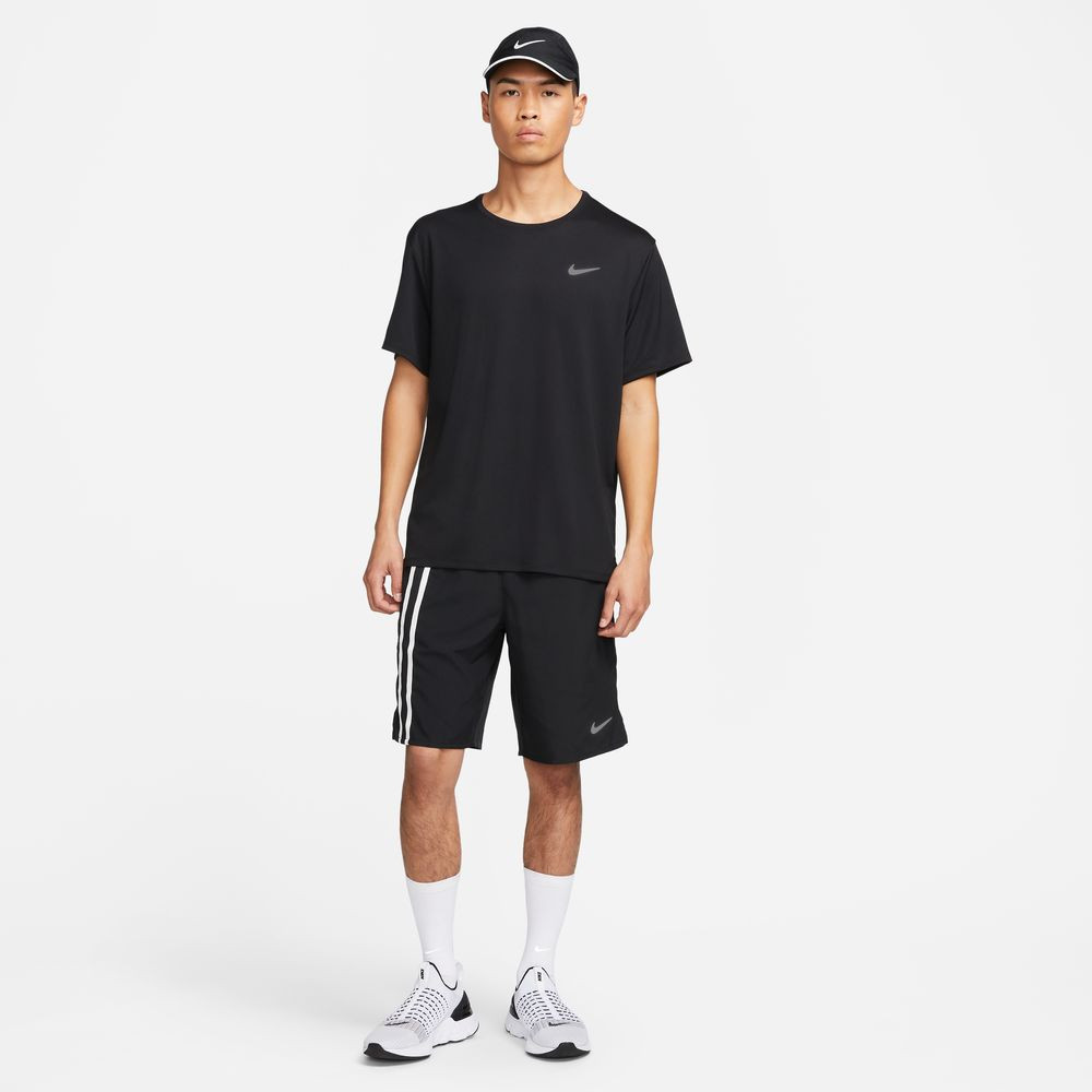 Nike Dri-FIT Challenger Men's Shorts - Black/Reflective Silver - DV9372-010