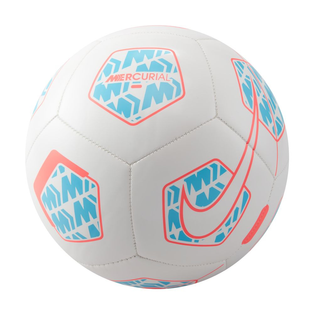 Ballon de football Nike Mercurial Fade - Blanc/Hot Punch/Bleu Baltique/Blanc - DD0002-100