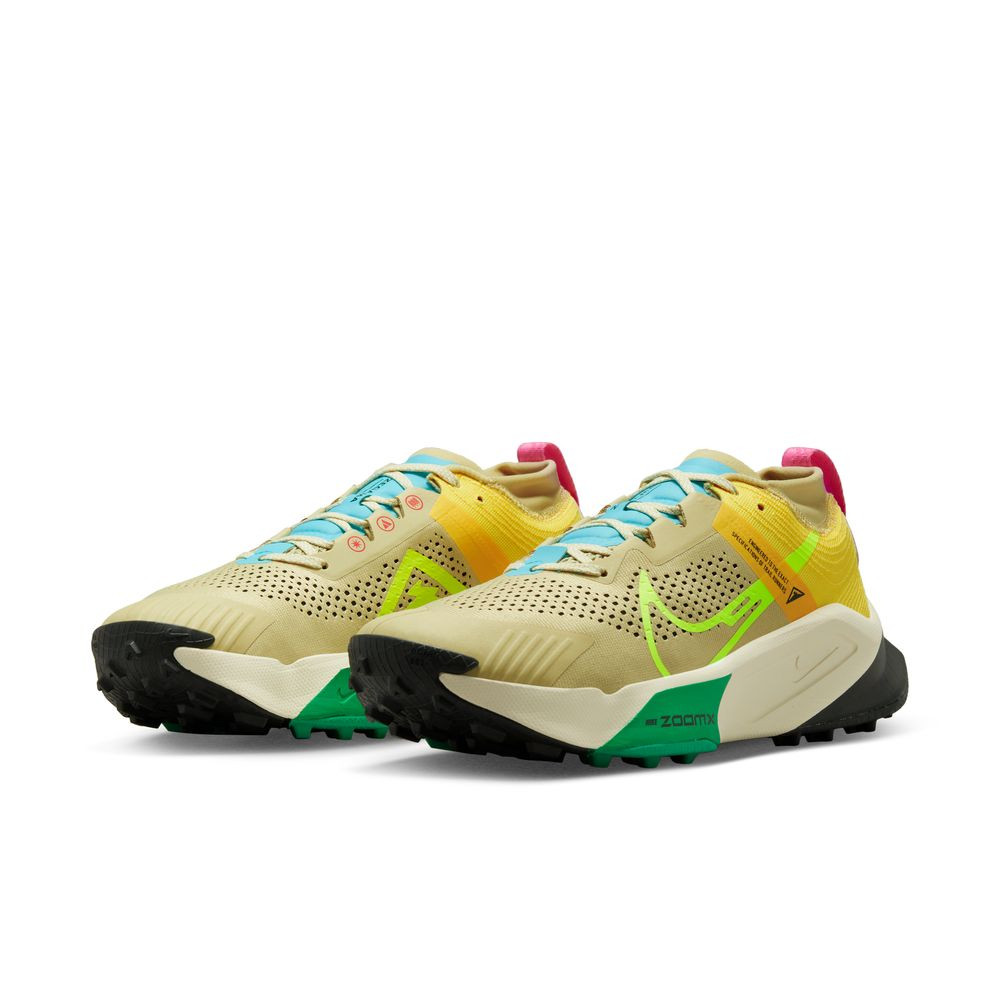Chaussures De Trail homme Nike ZoomX Zegama - Équipe Or/Volt-Citron Pulse - DH0623-700