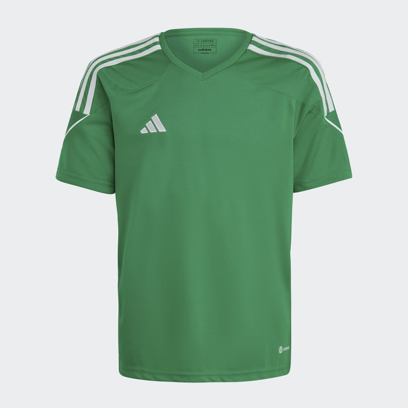 adidas Tiro 23 League Kids' Football Shirt - Team Green - IC7483