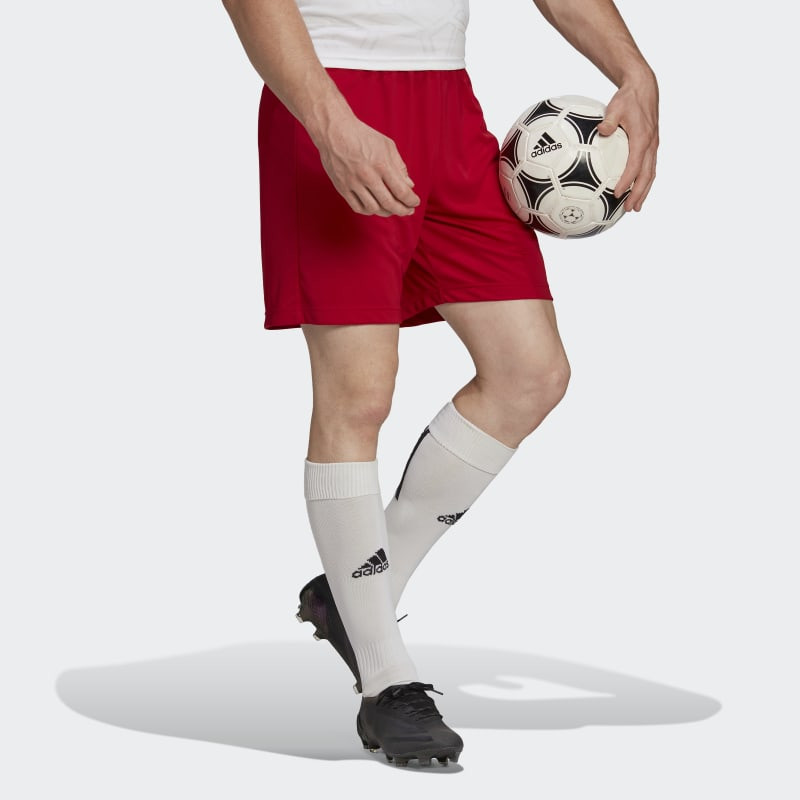 adidas Entrada 22 Men's Football Training Shorts - Red - H61735
