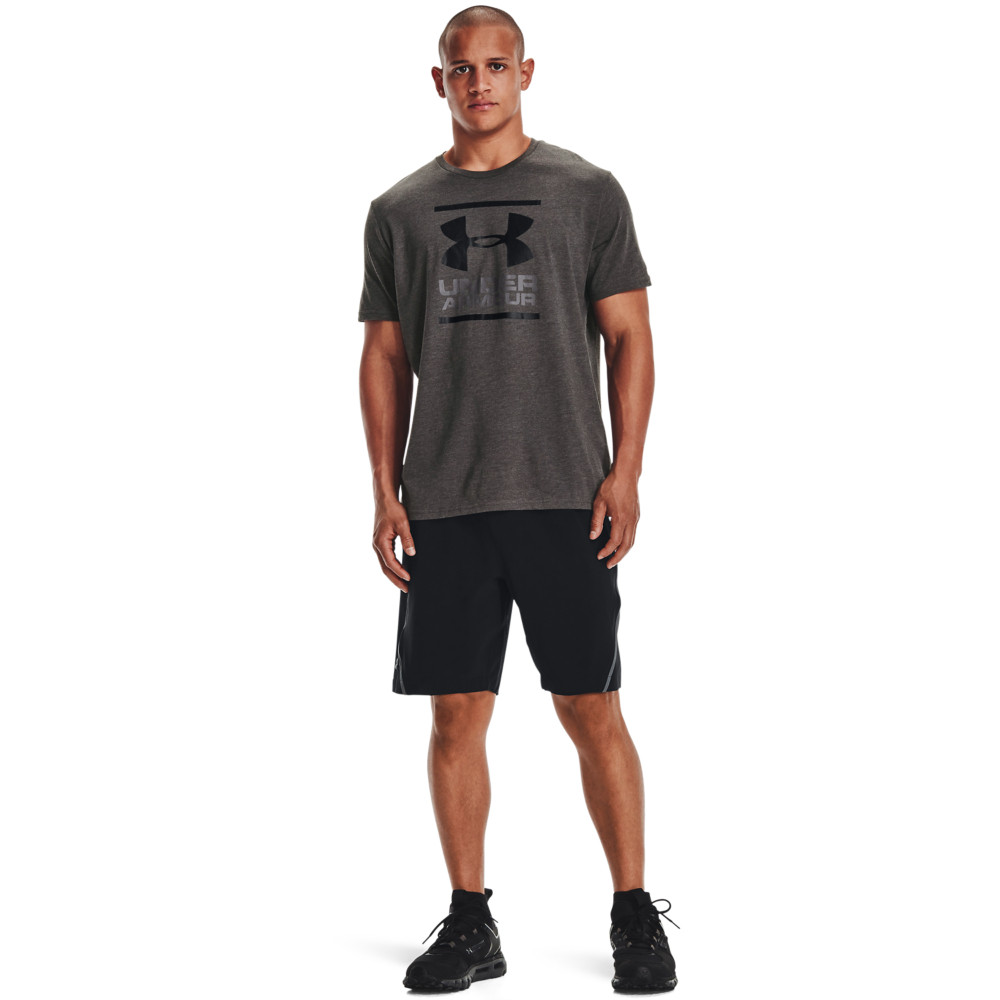 Under Armor GL Foundation Men's T-Shirt - Medium Heather Grey/Graphite - 1326849-019