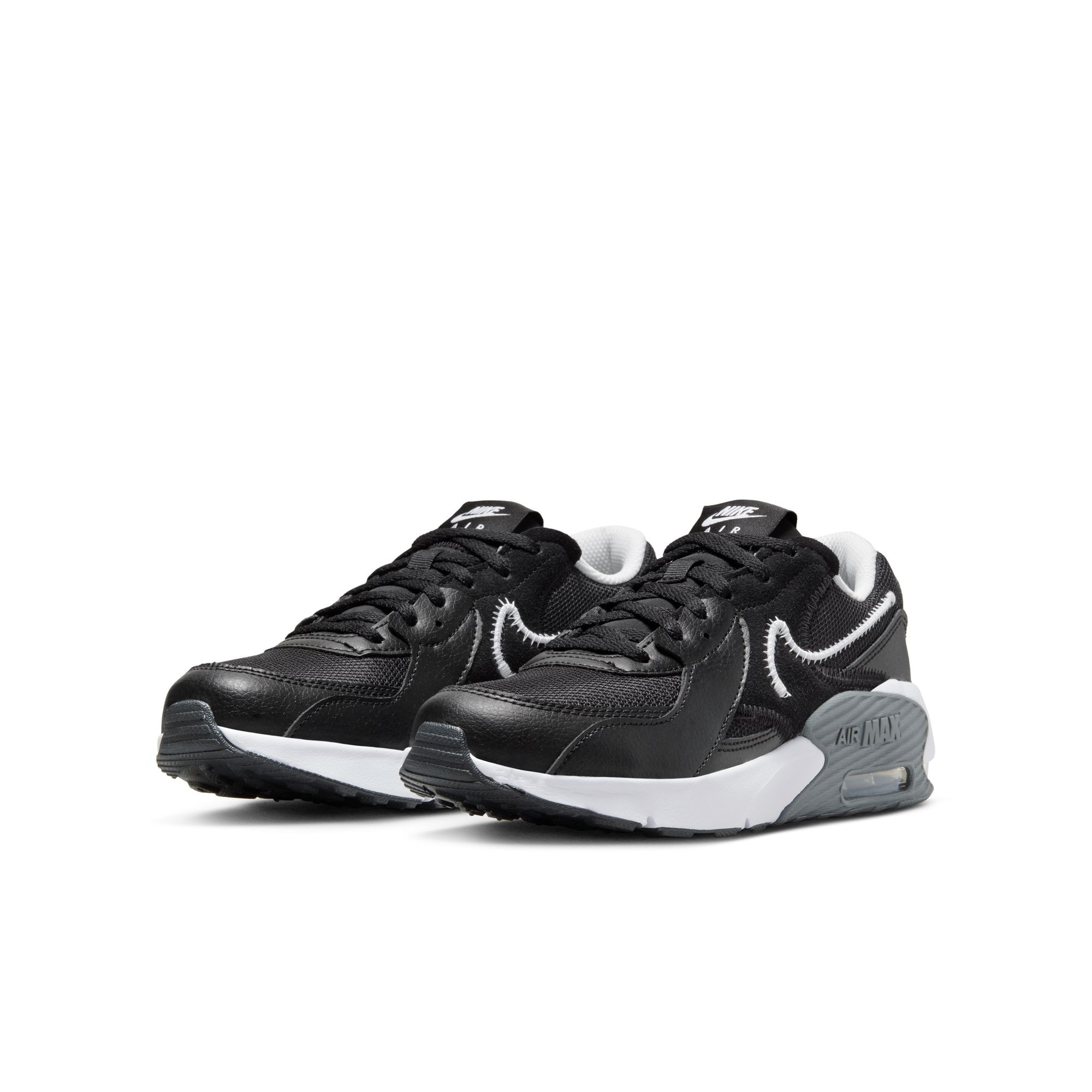 Nike Air Max Excee Kids' Shoes - Black/White-Dark Gray - FB3058-002