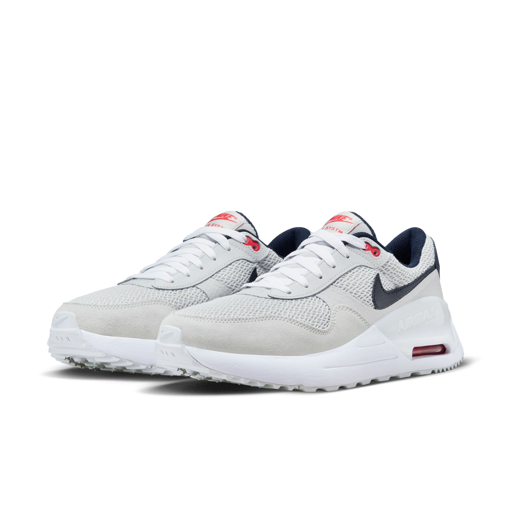 Nike Air Max SYSTM Shoes - Photon Dust/Obsidian-White-Track Red - DM9537-013