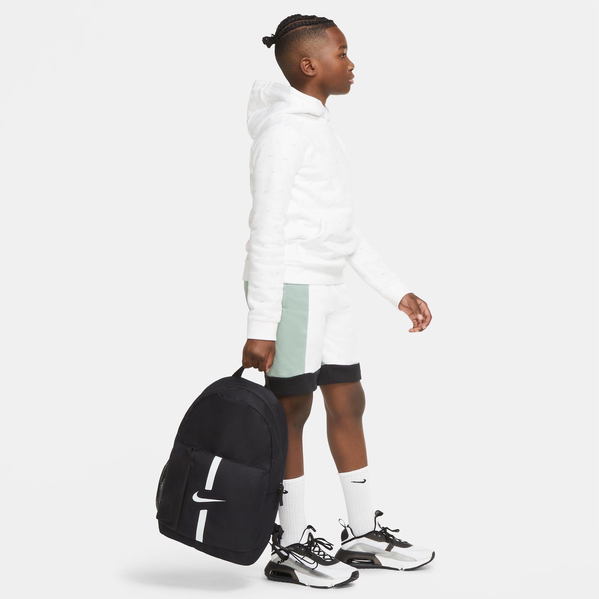 Nike Academy Team Kids' Football Backpack (Unisex) - Black/Black/(White) - DA2571-010