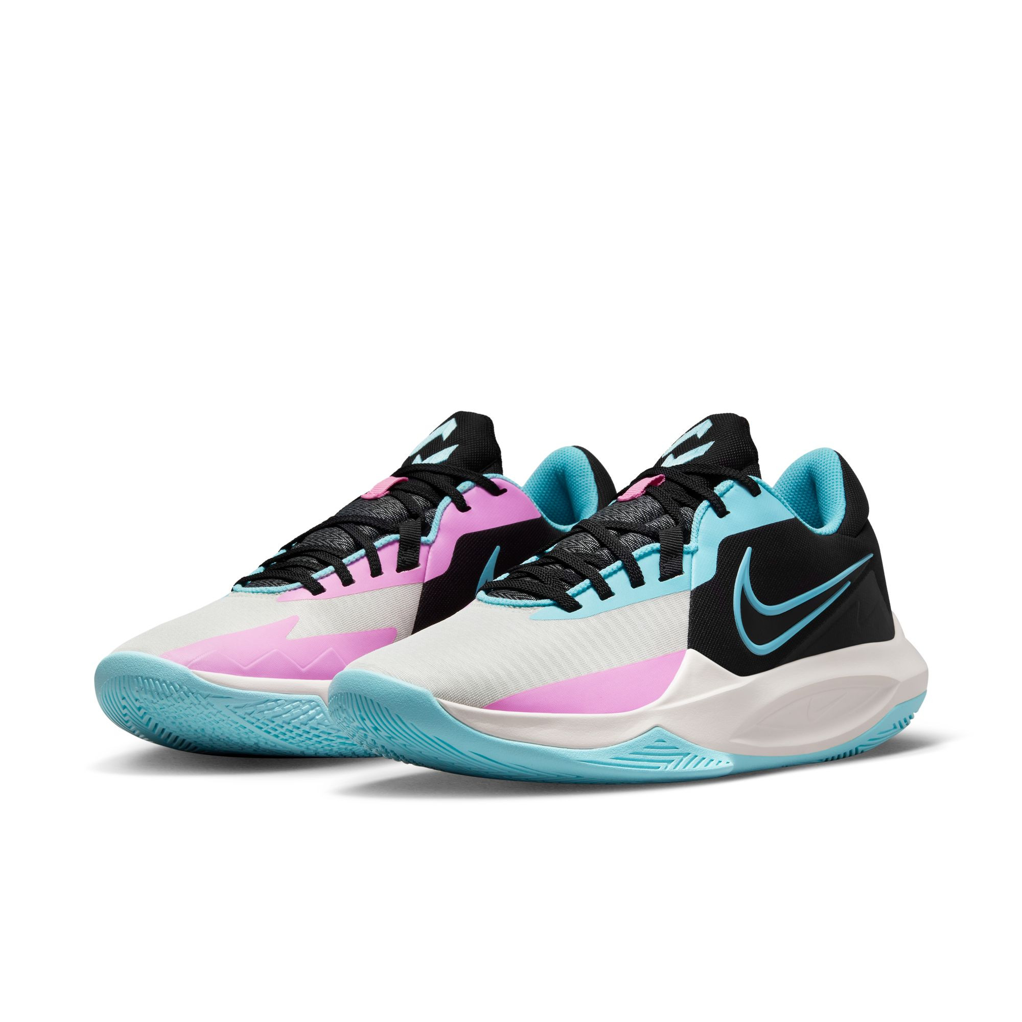 Nike Precision 6 Basketball Shoes - Sail/Copa-Phantom-Black - DD9535-102