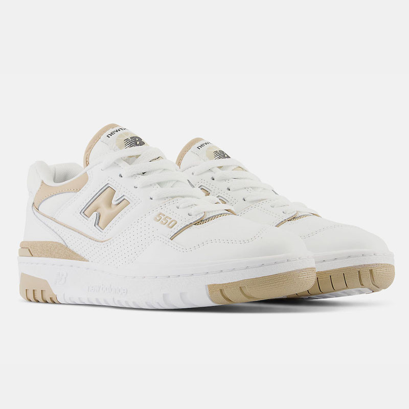 New Balance 550 sneakers for women - White/Incense - BBW550BT