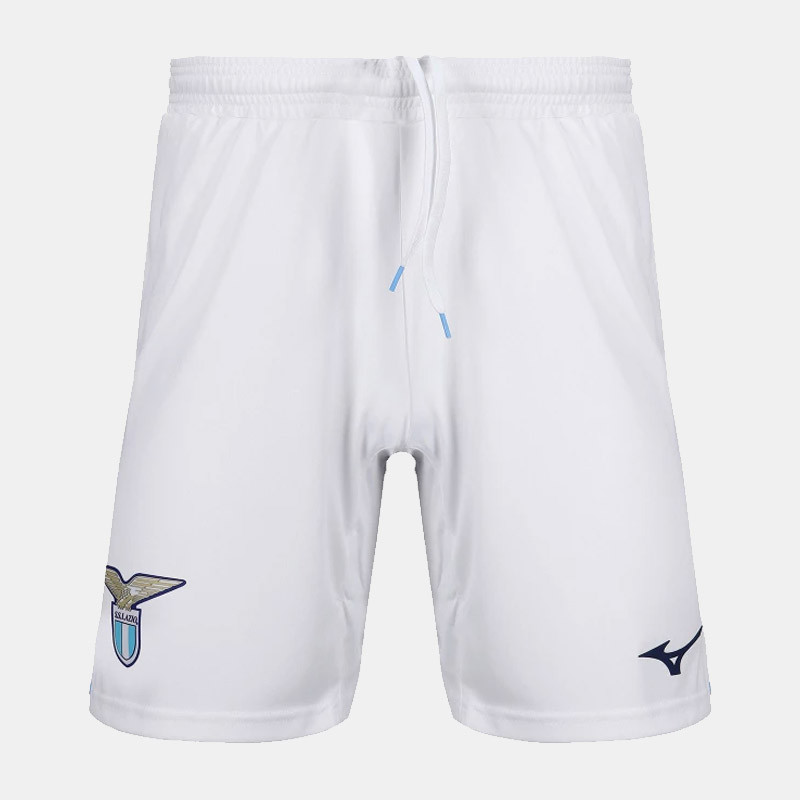 Mizuno S.S. Lazio Home 2023-2024 Men's Football Shorts - White - P2GBAX76-01