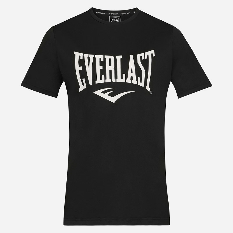 Everlast Moss Short Sleeve Training Top for Men - Black/White - 873980-60-81