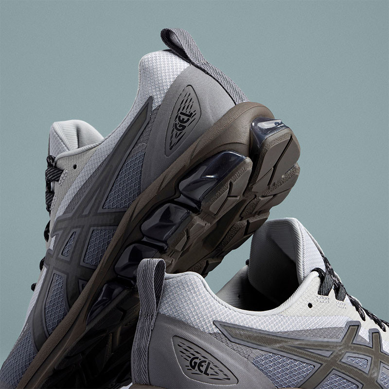 Chaussures Asics Gel-Quantum 180 VII pour homme - Oyster Grey/Dark Sepia - 1201A879-020