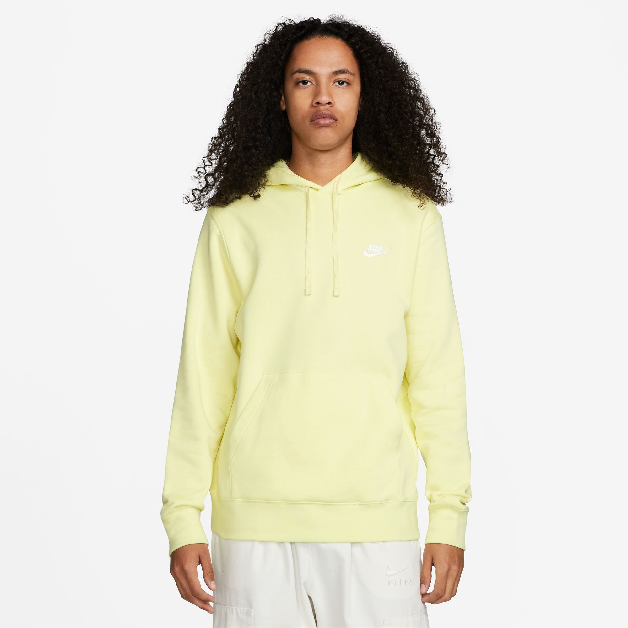 Nike Sportswear Club Fleece Hoodie - Light Yellow