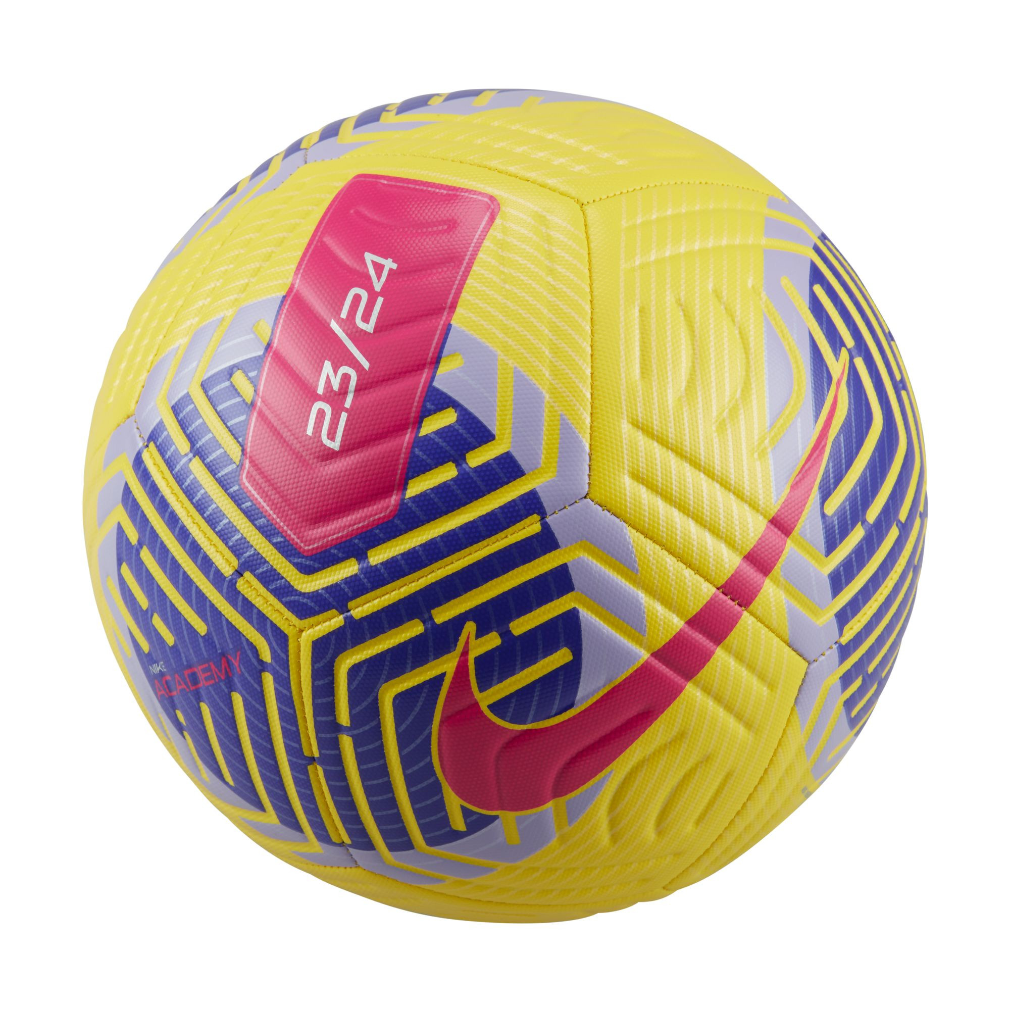Ballon de football Nike Academy - Yellow/Purple/Magenta - FB2894-710