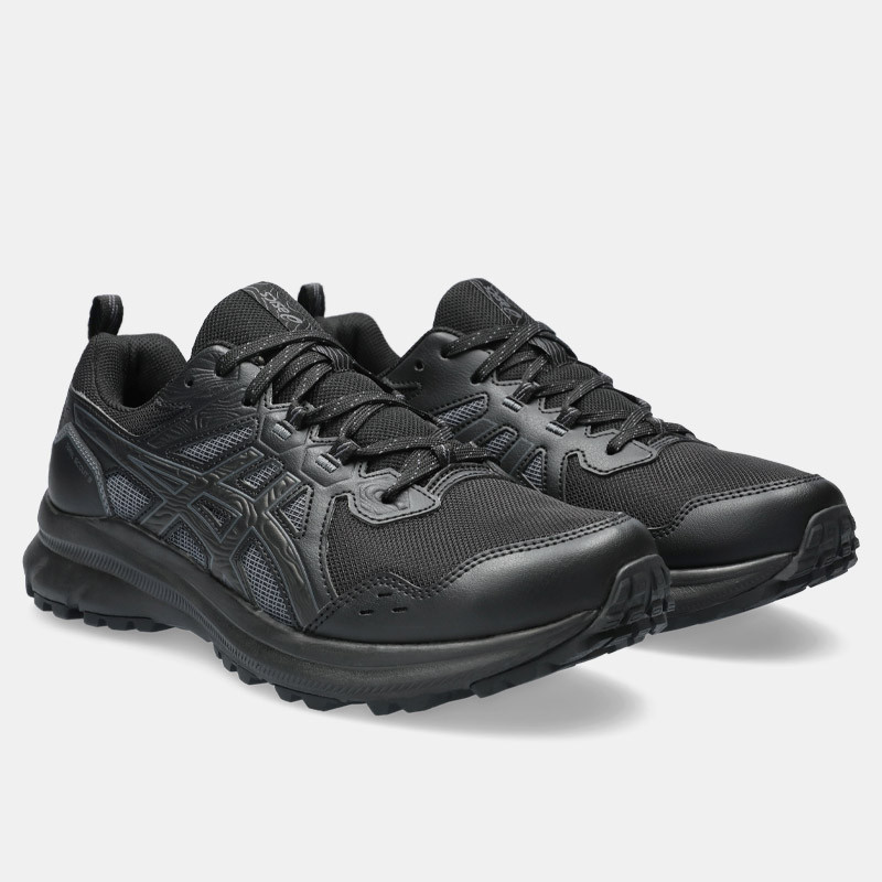 Asics Trail Scout 3 Men's Trail Shoes - Black/Black - 1011B700-002