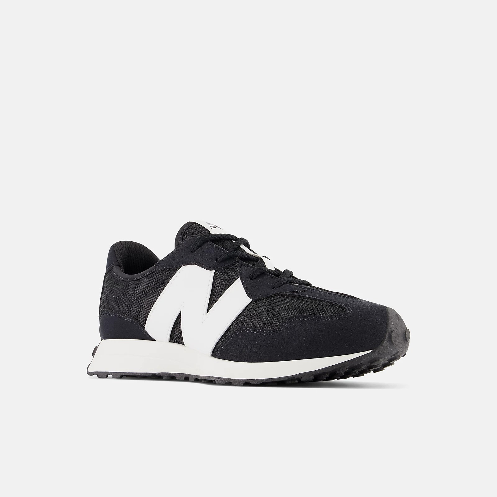 New Balance 327 GS shoes for children (Unisex from 36 to 40) - Black/White - GS327CBW
