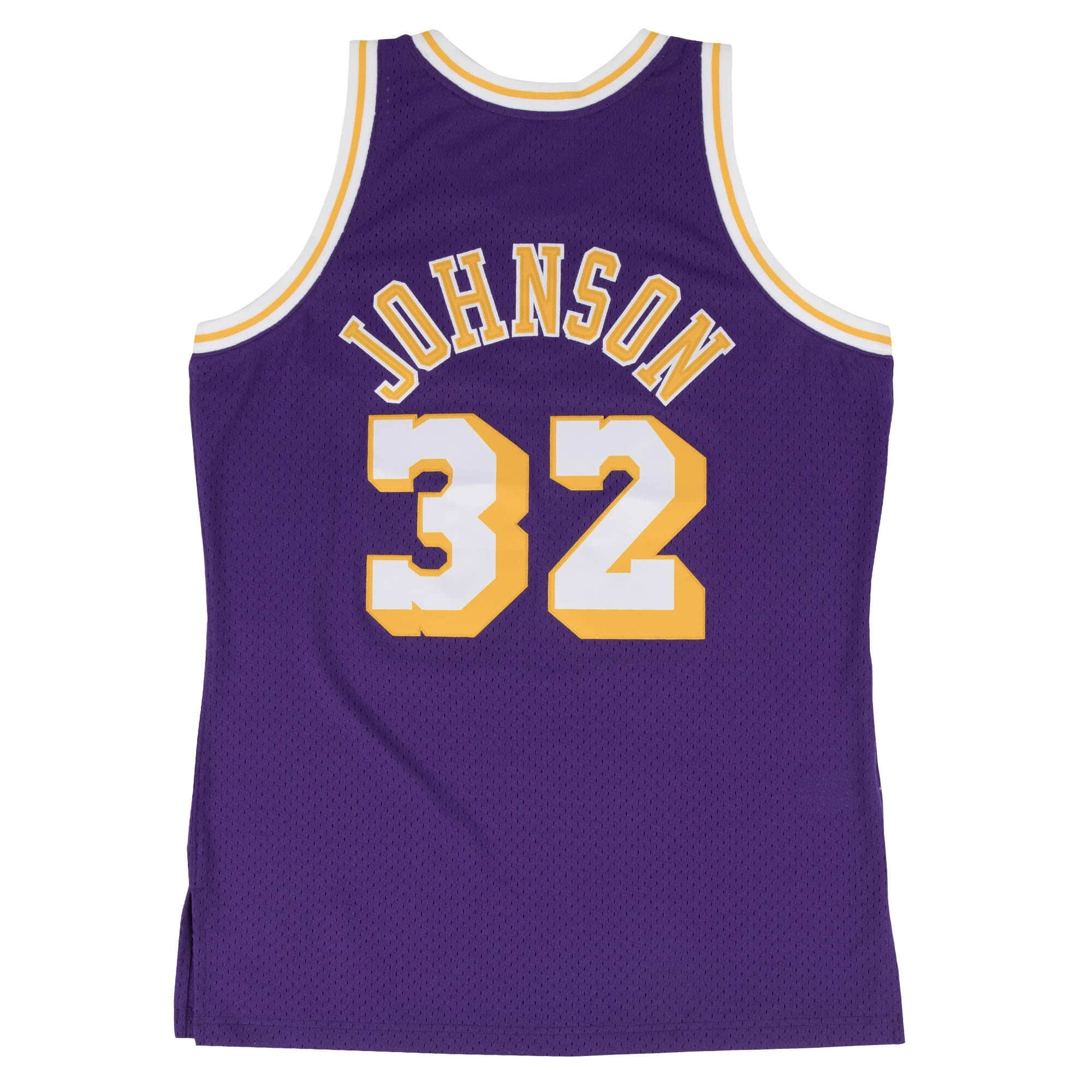 Mitchell & Ness NBA Los Angeles Lakers Magic Johnson Swingman Road Basketball Jersey 1984-85 - Purple - SMJYGS18176-EJH