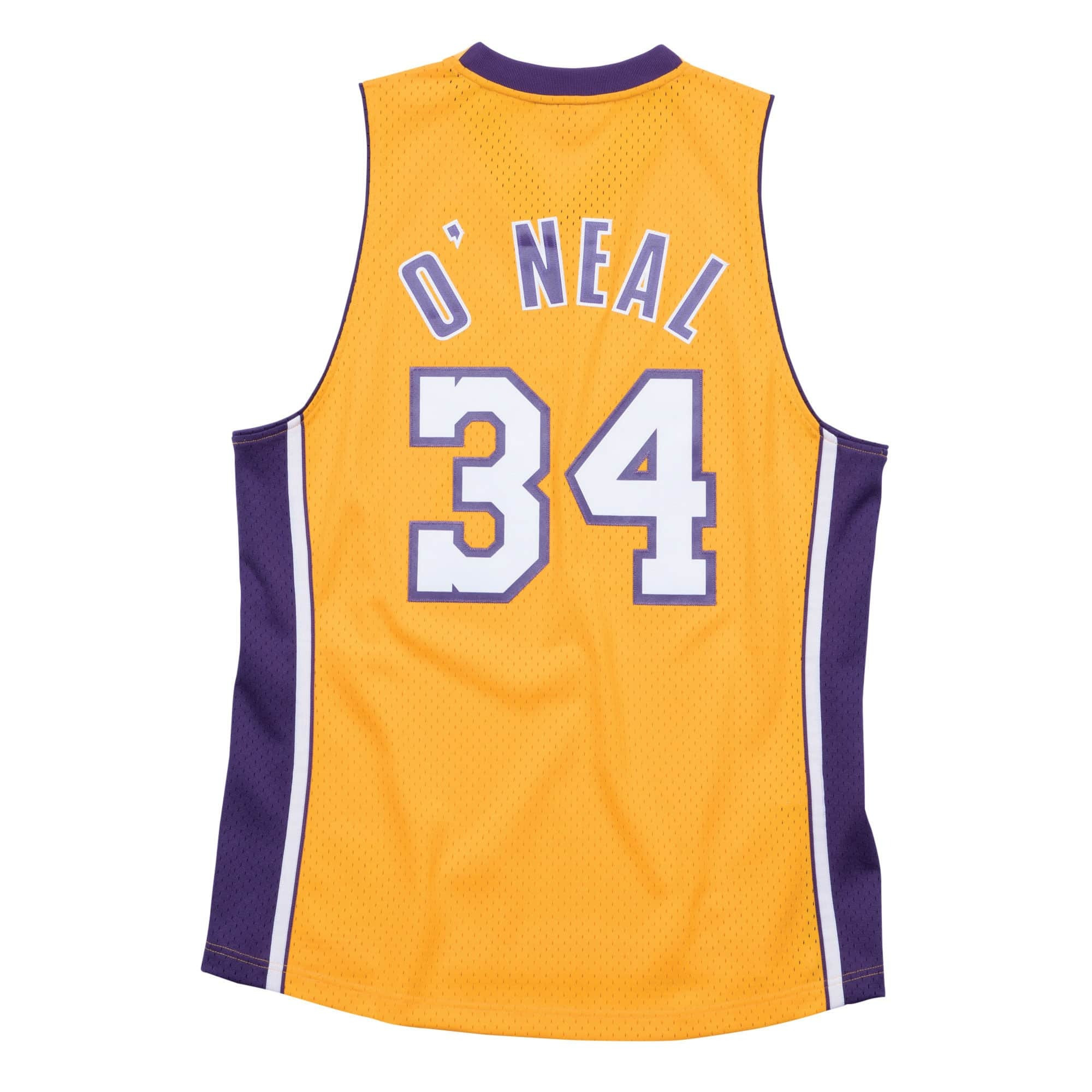 Mitchell & Ness NBA Los Angeles Lakers Shaquille O'Neal Swingman Jersey Home 1999-00 Basketball Jersey - Yellow - SMJYGS18179-SON