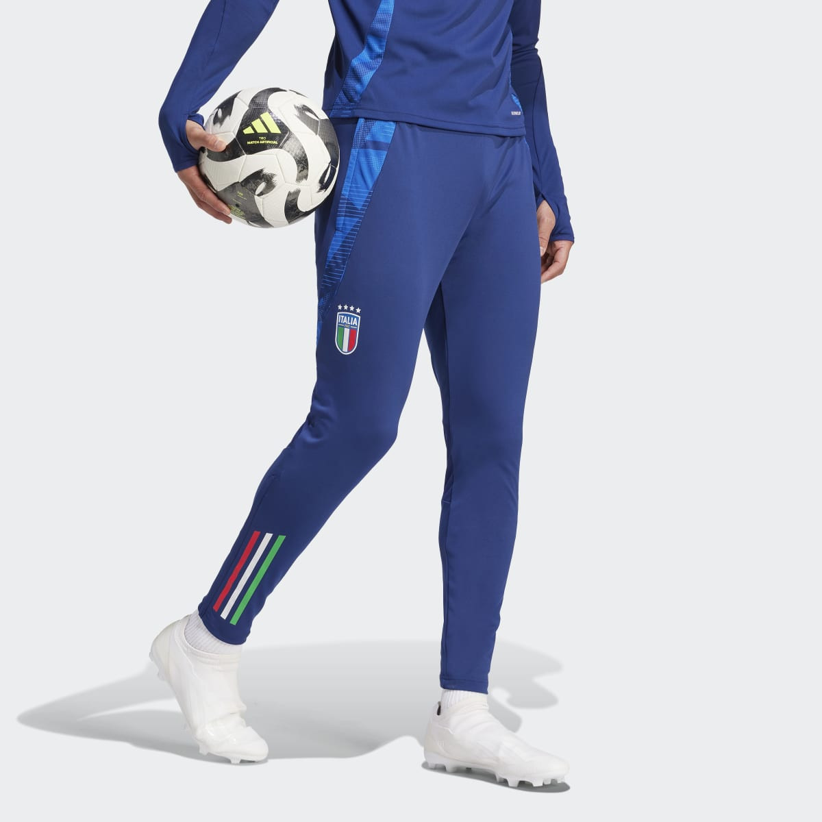 Pantalon de football Adidas Italie (FIGC) Training 2024 pour homme - Night Sky - IQ2163